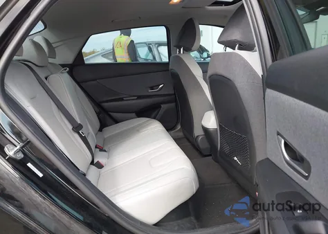 2022 Hyundai Elantra Hybrid Limited из США, поврежденный, VIN KMHLN4AJ8NU030856